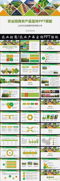 農(nóng)產(chǎn)品企業(yè)宣傳與招商動態(tài)PPT模板